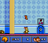Tom and Jerry in Mouse Attacks! (USA) In game screenshot